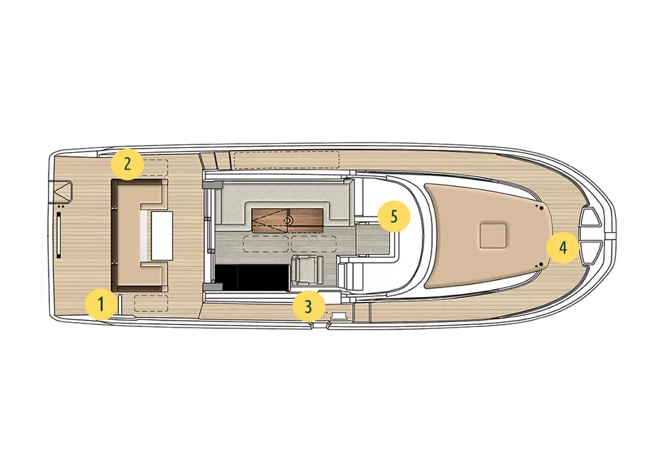 Delphia 10 Sedan Layout