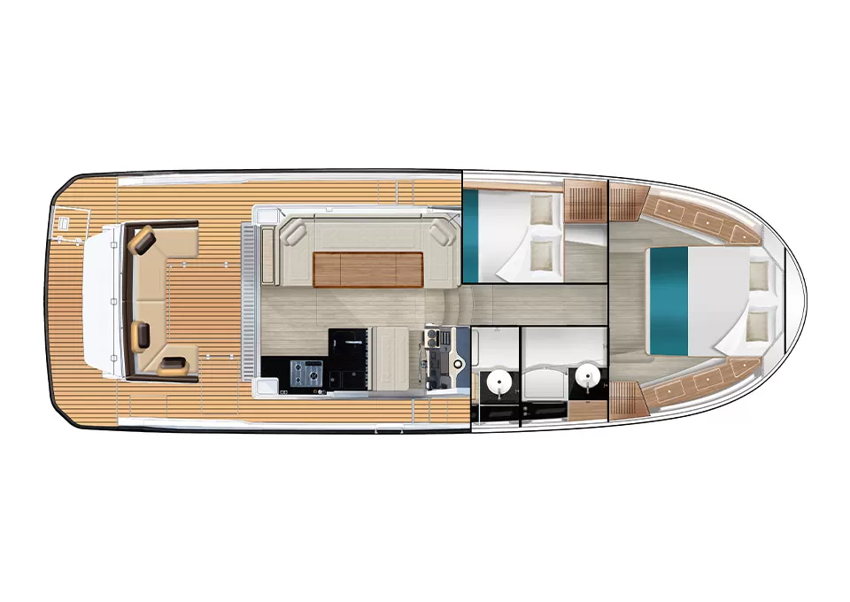 Delphia 11 - 2 Cabins & 2 Heads