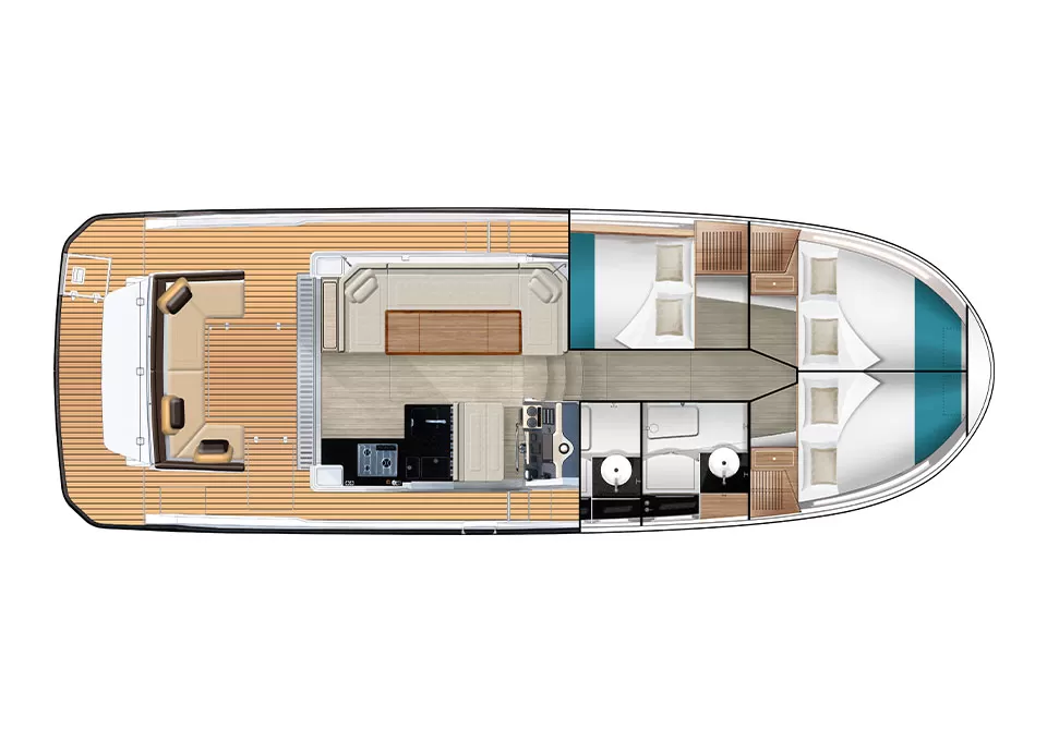 Delphia 11 - 3 Cabins & 2 Heads